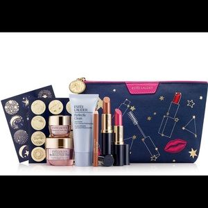 Estee Lauder cosmetic bag and goodies! New!!